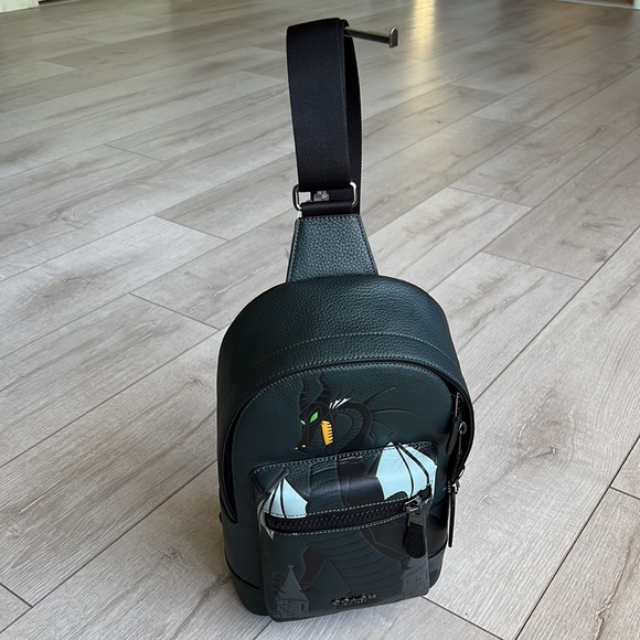 Disney X Coach West Pack With Maleficent Dragon Motif - Picture 4 of 9